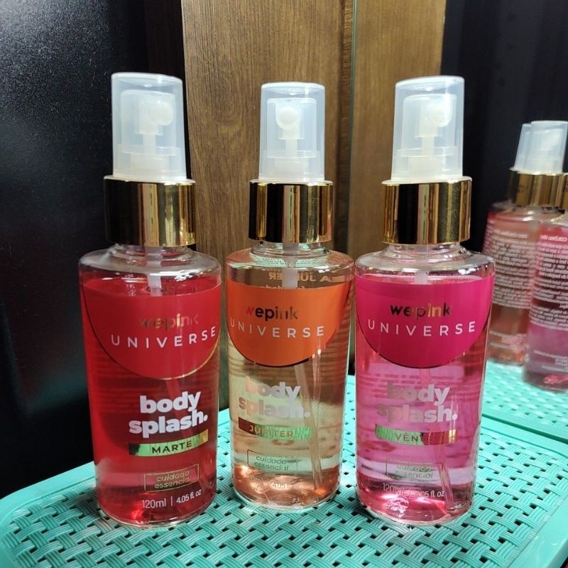 Kit 3 Body Splash Universe WePink Shopee Brasil