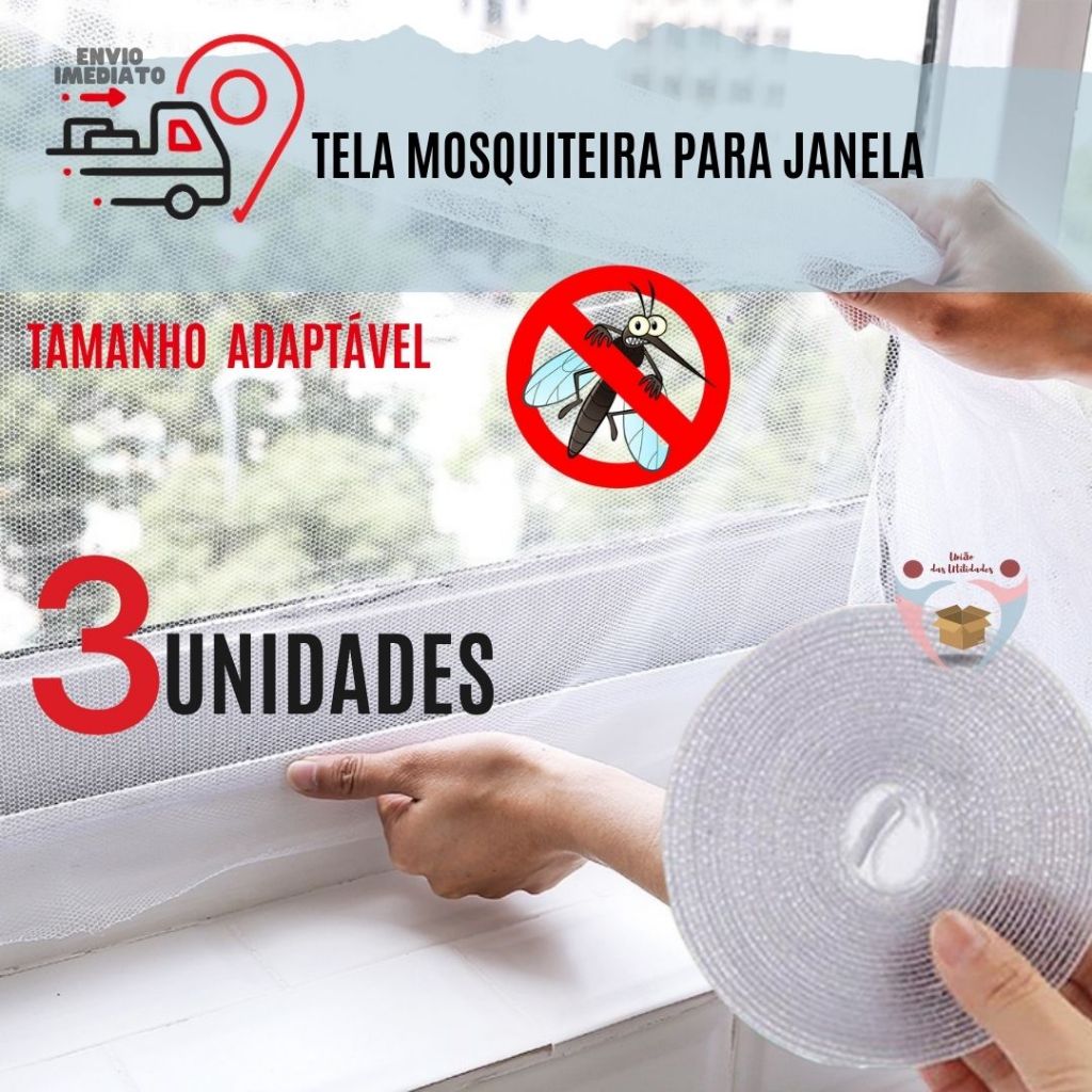 Telas Mosquiteiro Anti Inseto Mosquito Janela Autocolante M X