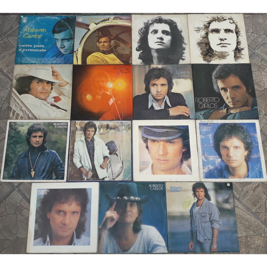 Lote Lps Vinil Roberto Carlos Shopee Brasil