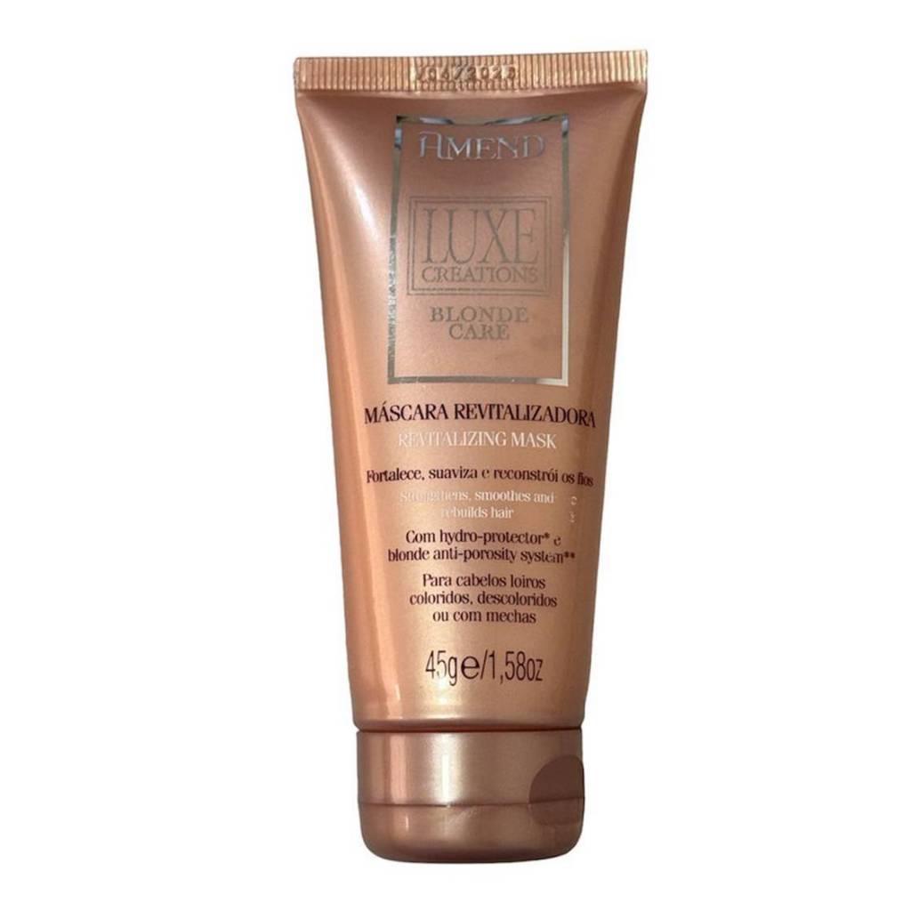 Amend Luxe Creations Mini Máscara Blonde Care g Shopee Brasil