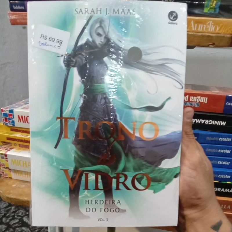 Sarah J Maas Trono De Vidro Herdeira Do Fogo Vol Shopee Brasil