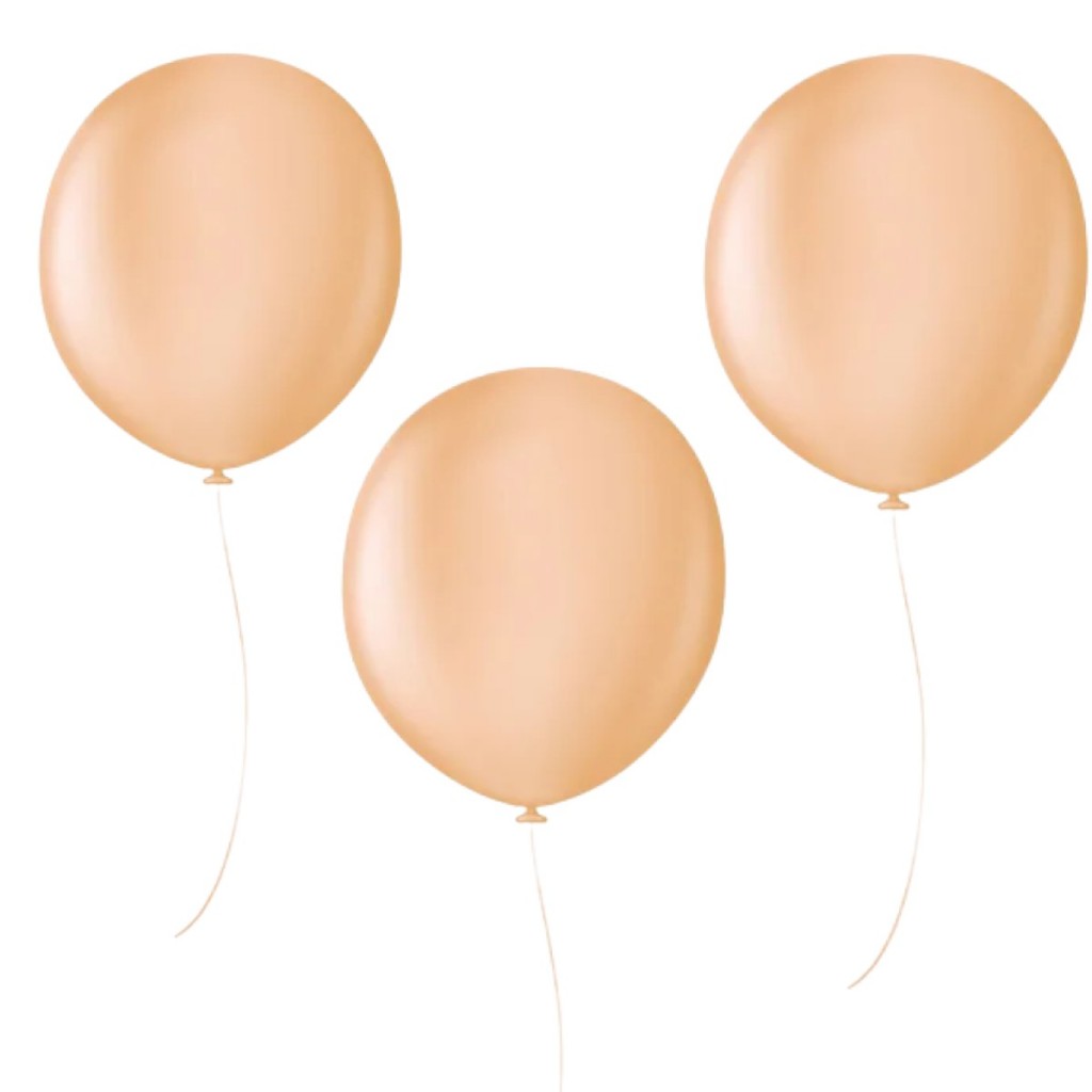 Unid Balão Bexiga Bege Nude Polegadas Big Gigante Decoração Festa Shopee Brasil