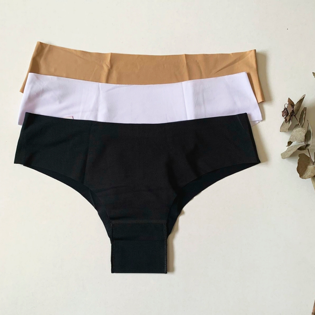 Calcinhas Sem Costura Corte A Laser Kit Conforto Moda Intima Lingerie