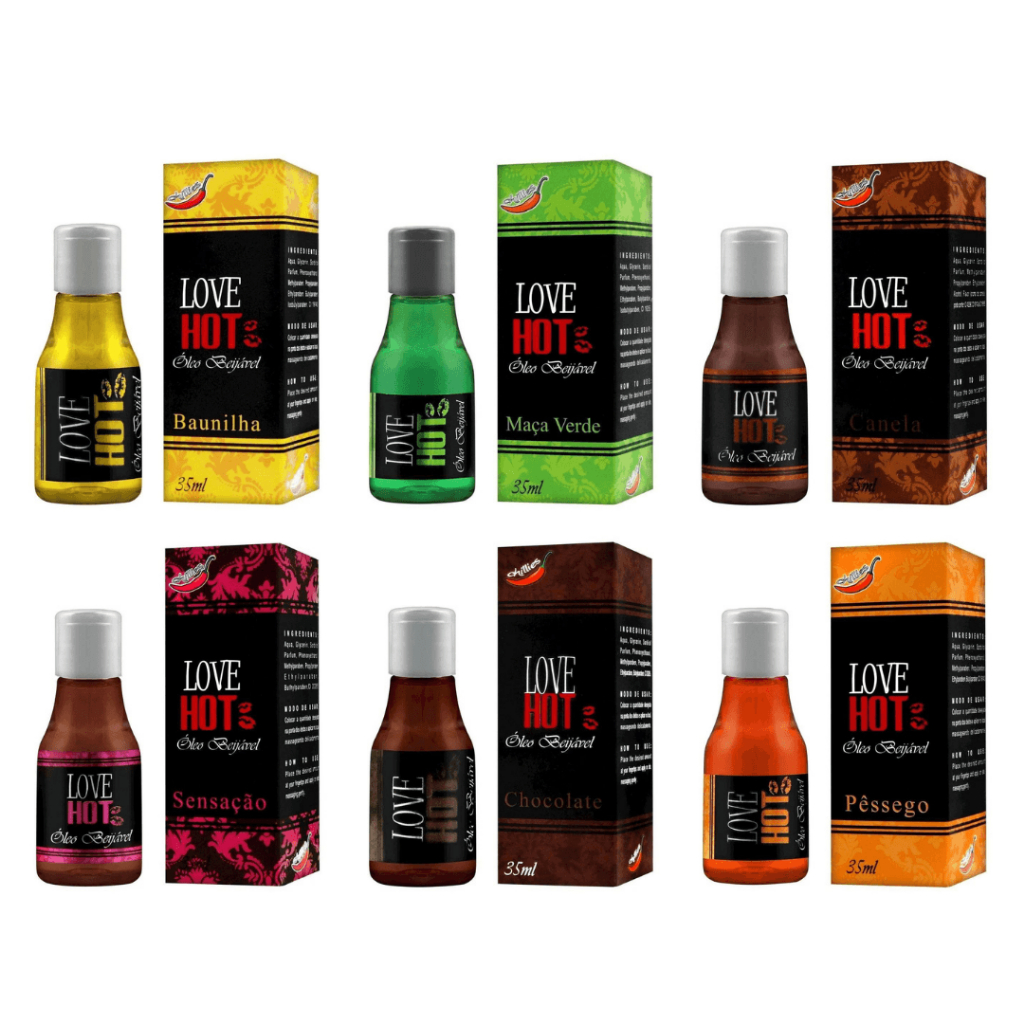Love Hot óleo Beijável 35 ML CHILLIES sex shop Shopee Brasil