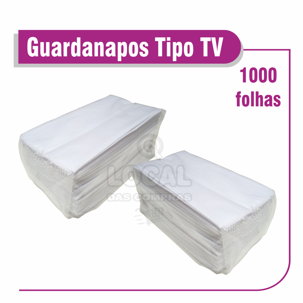 Guardanapo De Papel Tipo Tv Para Bar Padaria Restaurante