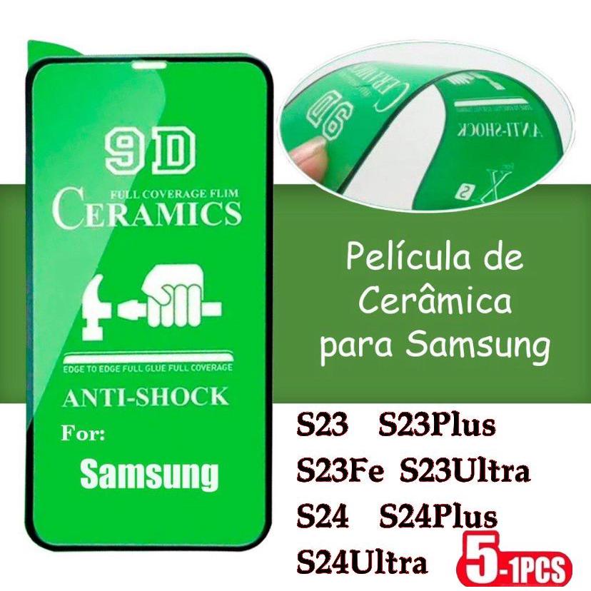 Película Cerâmica 9D 3D Samsung Gel Hidrogel Flexível S23 S23PLUS