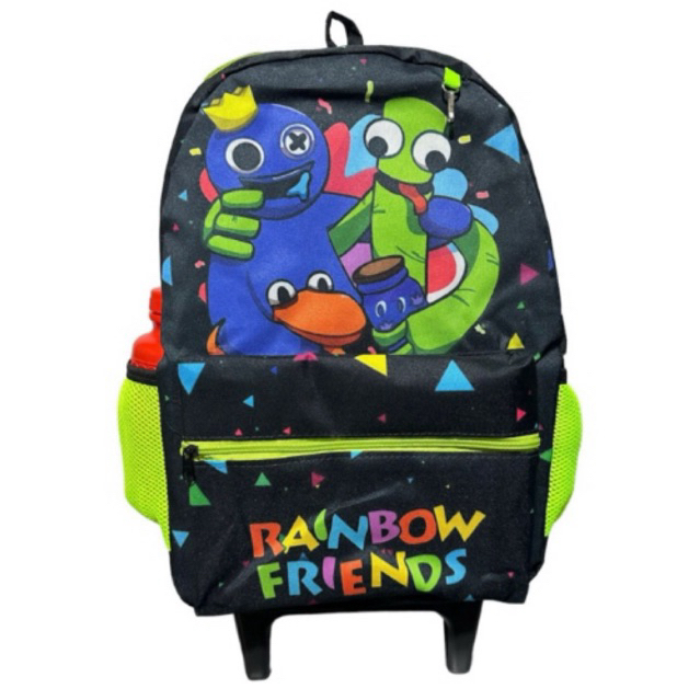 Mochila Rainbow Friends Rodinhas Juvenil Escolar Shopee Brasil