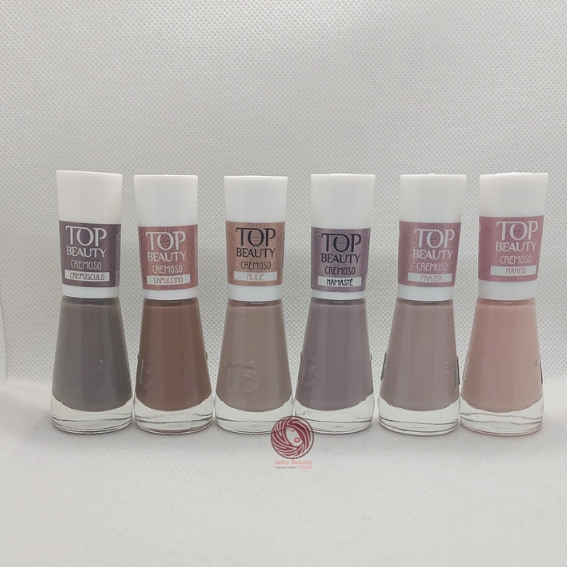 Kit Esmaltes Nude Top Beauty Shopee Brasil