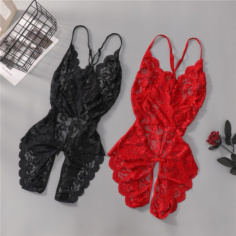 Body de Renda Bori Lingerie Langerie Rendada Frente Única Virilha