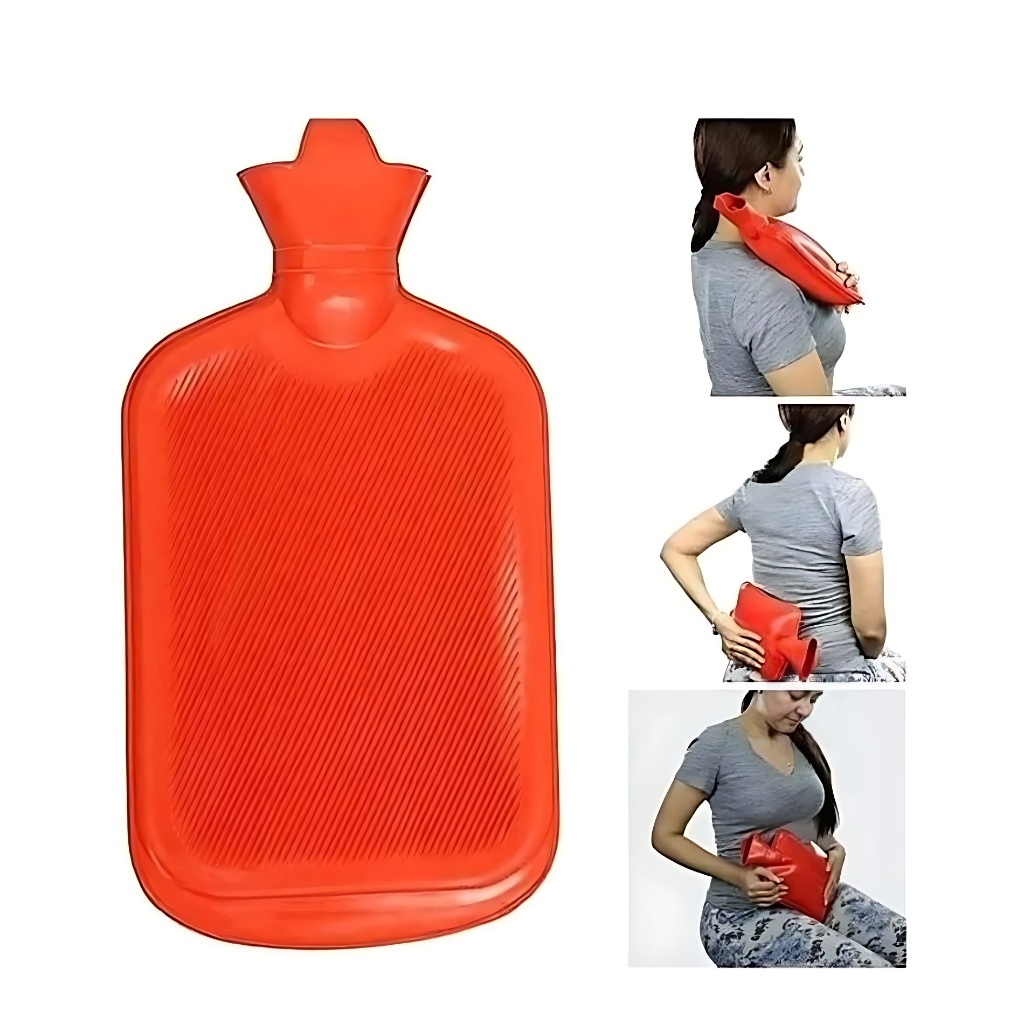 Bolsa Agua Quente Fria Térmica Borracha 350ML Compressa Gelo Bolsa