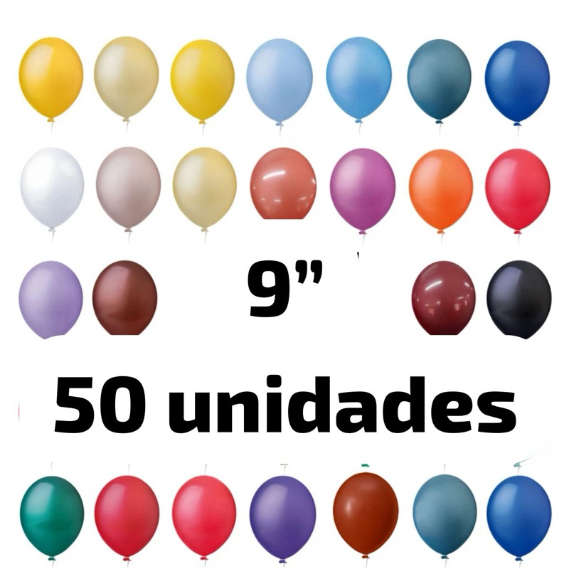 Unidades Bal O Bexiga L Tex Polegadas Happy Day Shopee Brasil