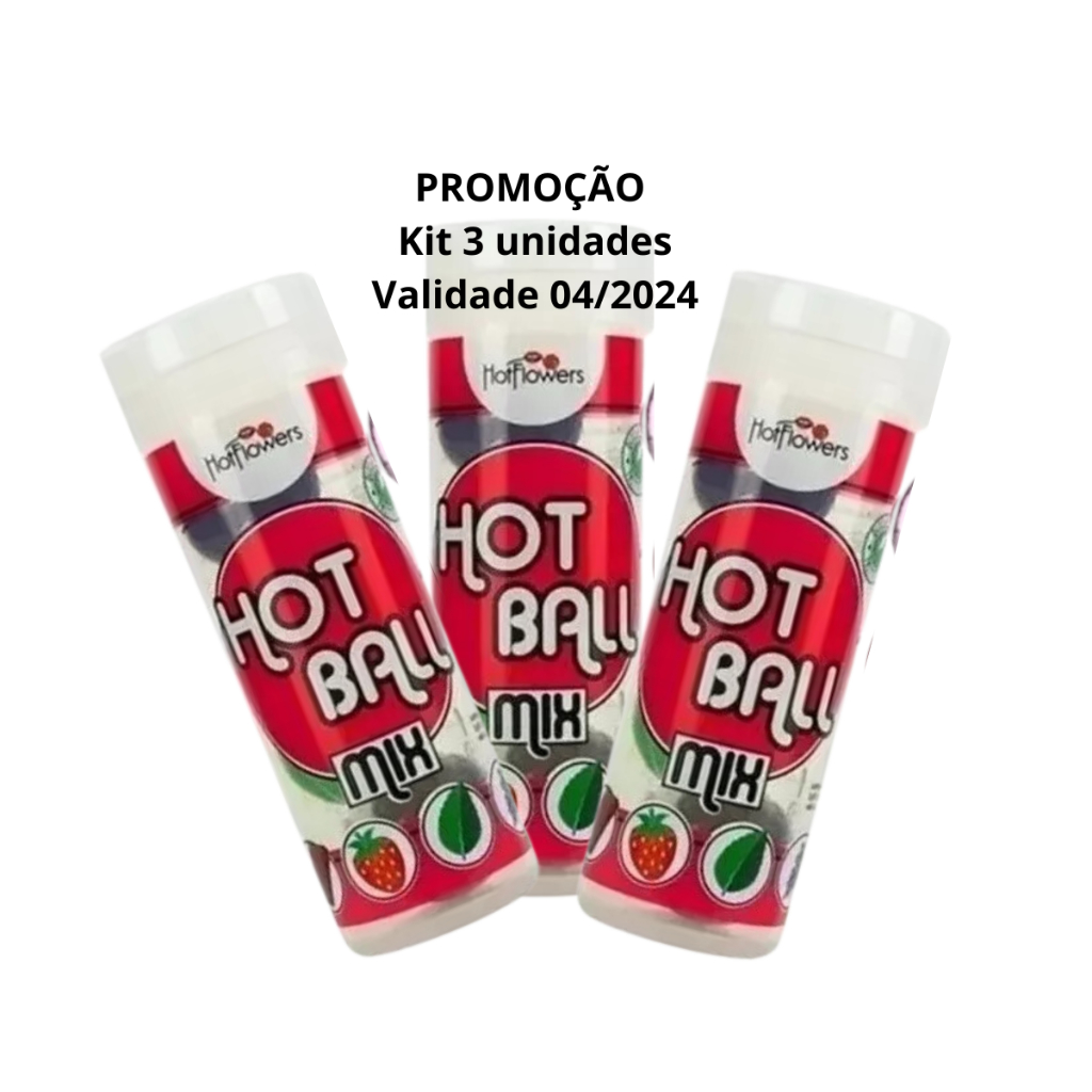 Kit Unidades Bolinhas Explosivas Sabores Hot Ball Mix Hot Flowers Shopee Brasil