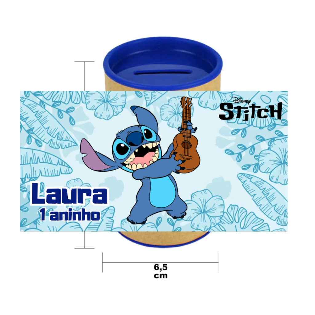 Cofrinhos Personalizado Stitch Qualque Tema Shopee Brasil