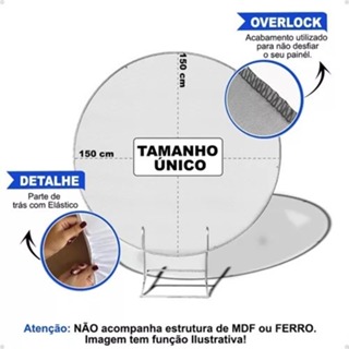 PAINEL REDONDO TECIDO SUBLIMADO ANA CASTELA BOIADEIRA Shopee Brasil