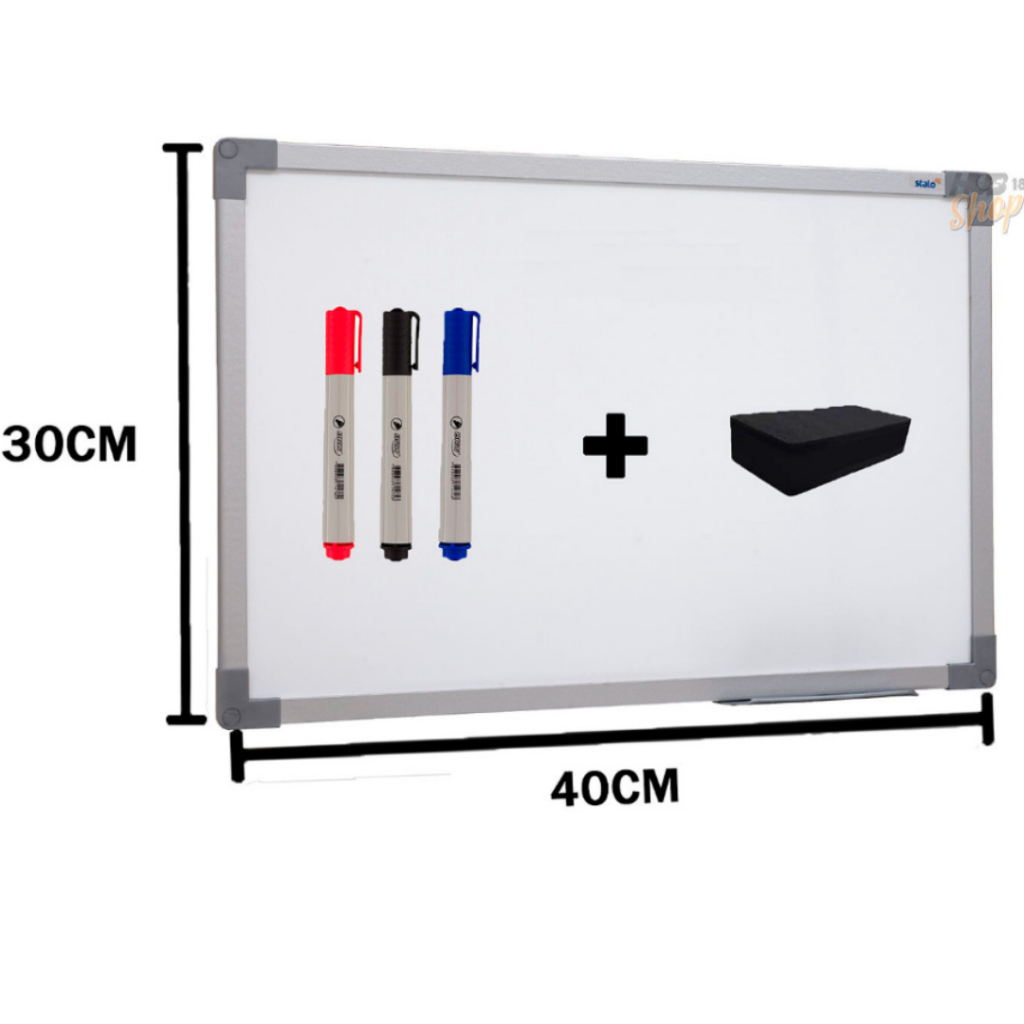 Quadro Lousa Branco X Cm Moldura Mdf Alum Nio Soft Stalo Shopee Brasil