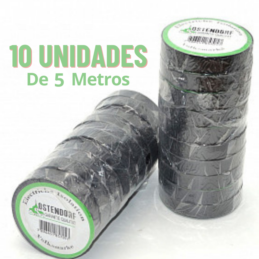 Kit Fita Isolante De Metros Pacote Rolos Mm Antichama