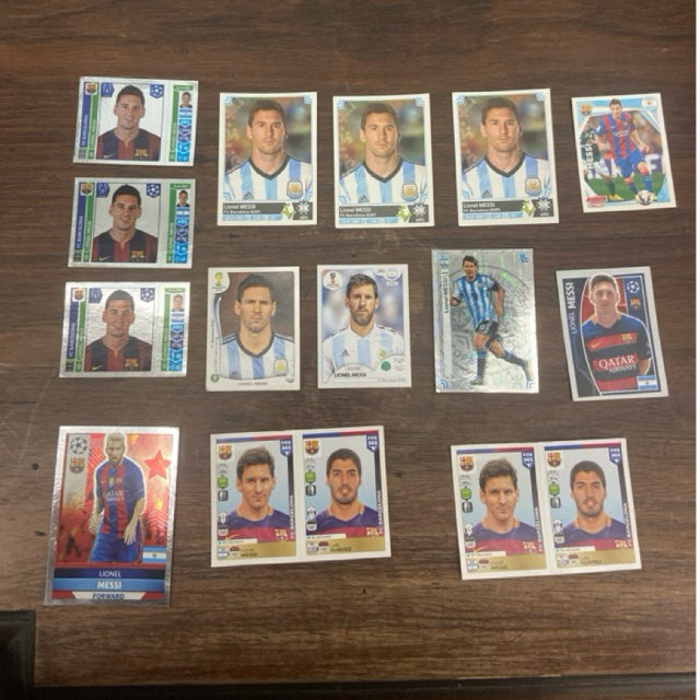 Lote De Figurinhas Do Lionel Messi Shopee Brasil