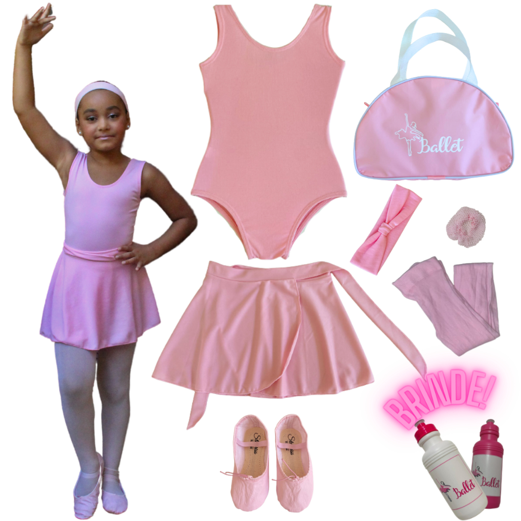 Kit Roupa De Ballet 7 Itens Bale Infantil Collant Regata Shopee Brasil