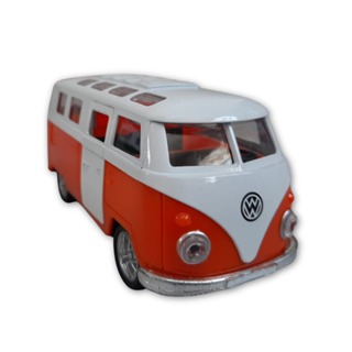 Miniatura De Perua Kombi Ferro Fric O Carrinho Brinquedo Laranja