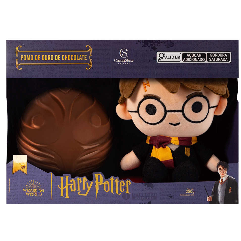 Ovo De P Scoa Harry Potter Cacau Show Pomo De Ouro Pel Cia Bruxo