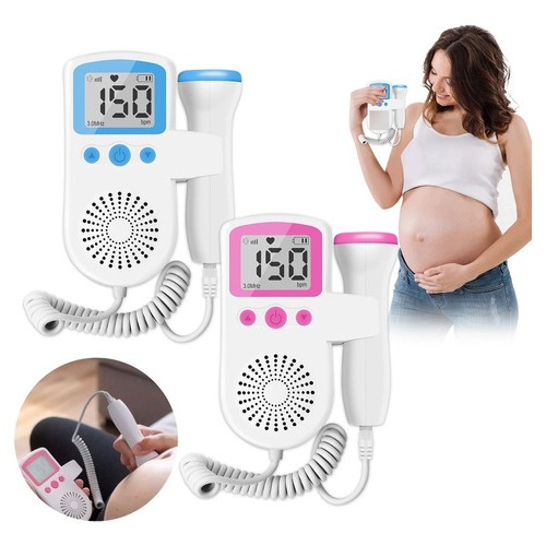 Fetal Doppler Monitor Sonar Ultrassom Ouvir Batimentos Beb Shopee Brasil