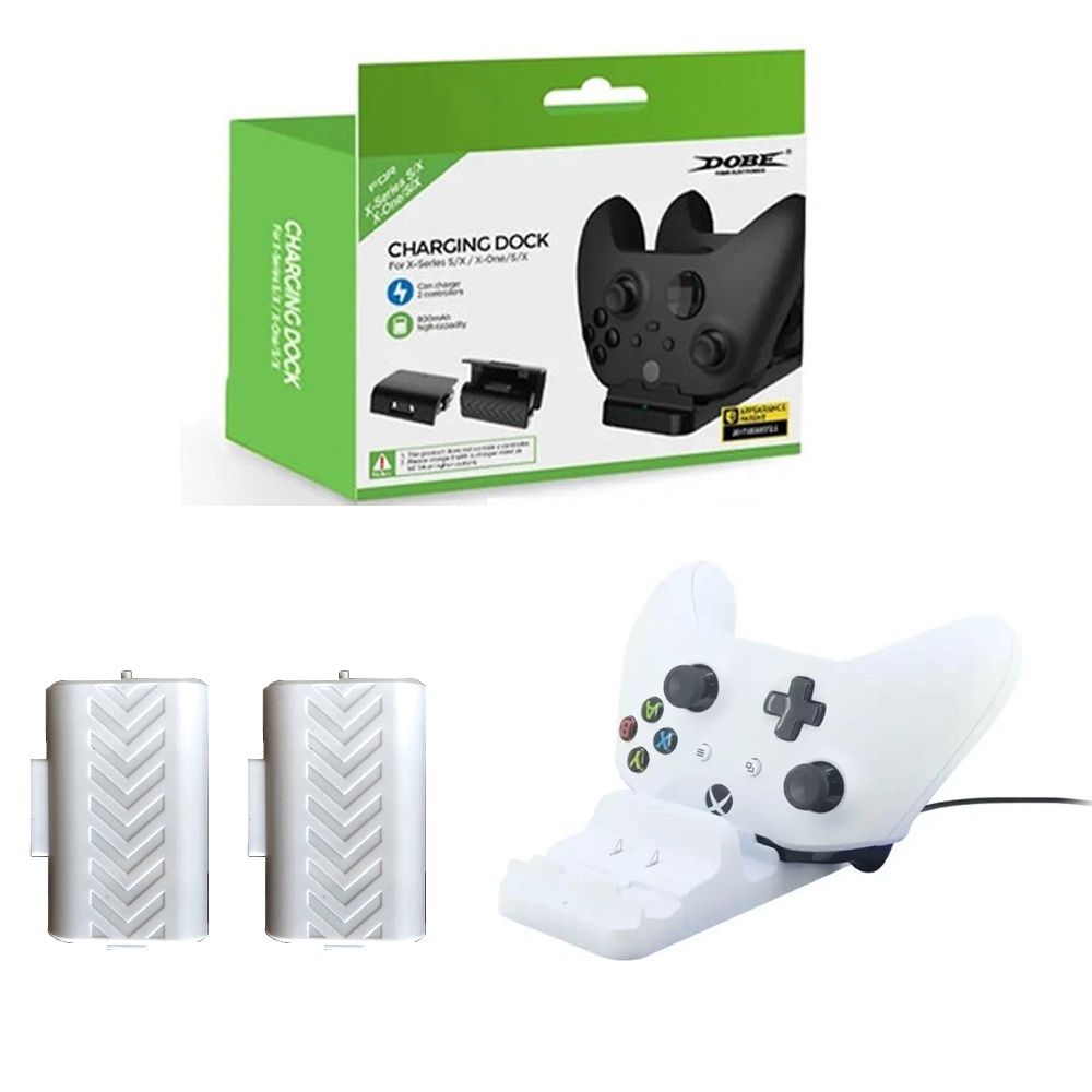 Dock Carregador Duplo Controle Compatível Xbox One Series S X 2