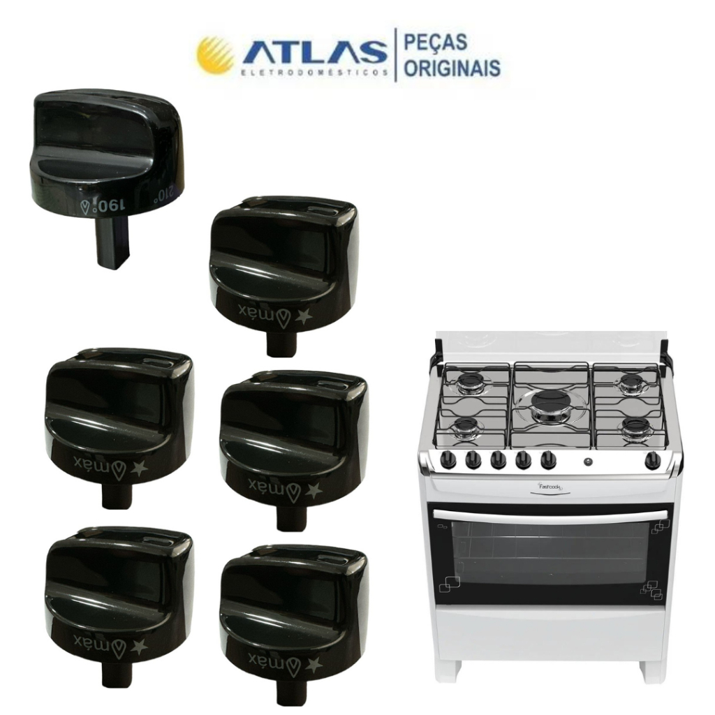 Kit Es Man Pulos Reposi O Fog O Atlas Fastcook E Bocas