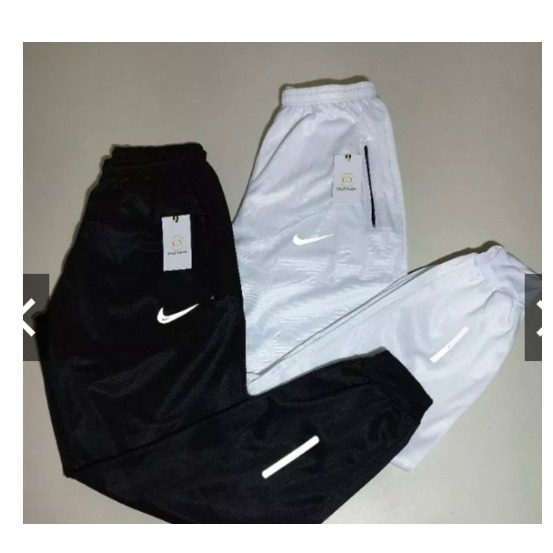 KIT 2 Calça Corta Vento símbolo Refletivo Dri Fit Jogger Refletiva