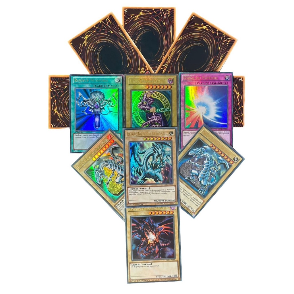 Yugioh Lote De 50 Cartas Yu Gi Oh Tcg Originais Yu Gi Oh Shopee Brasil