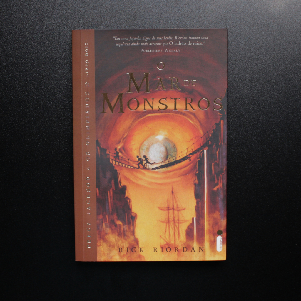 O Mar De Monstros Percy Jackson E Os Olimpianos Livro Shopee Brasil