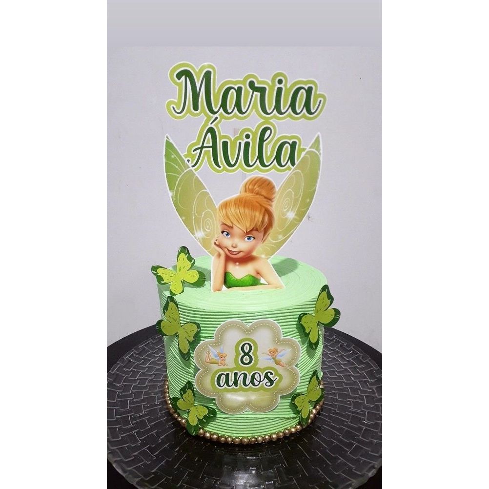 Topo De Bolo Tinker Bell Shopee Brasil