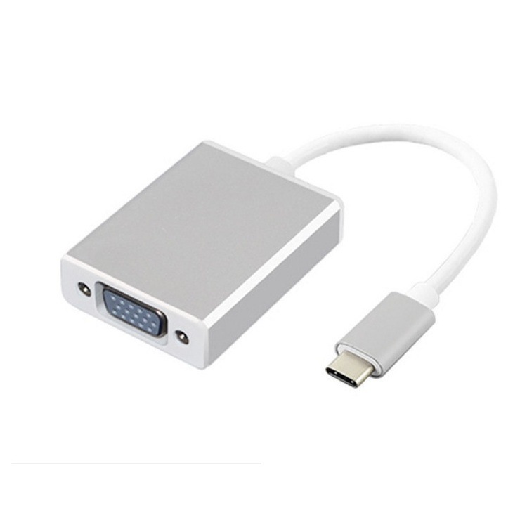 Adaptador Conversor Usb C Type C Macho Para Vga F Mea Shopee Brasil