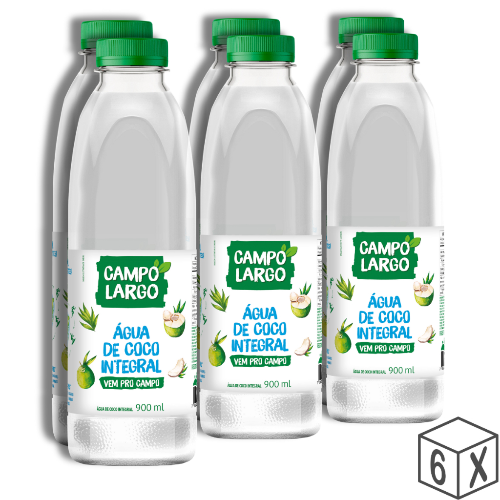 Pack Unidades Gua De Coco Integral Campo Largo Ml Kit