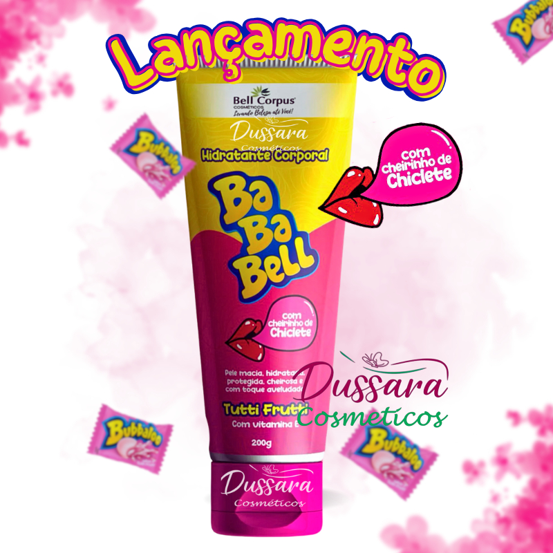 Creme Hidratante Corporal Bababell Tutti Frutti G Cheiro De Babalu