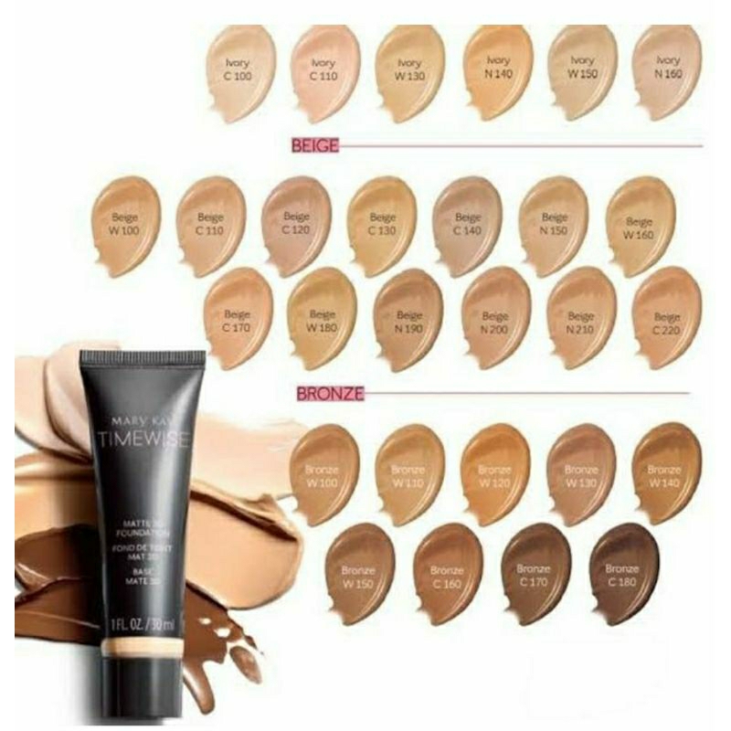 Base Acabamento Matte Mary Kay TOM BEIGE W160 Shopee Brasil