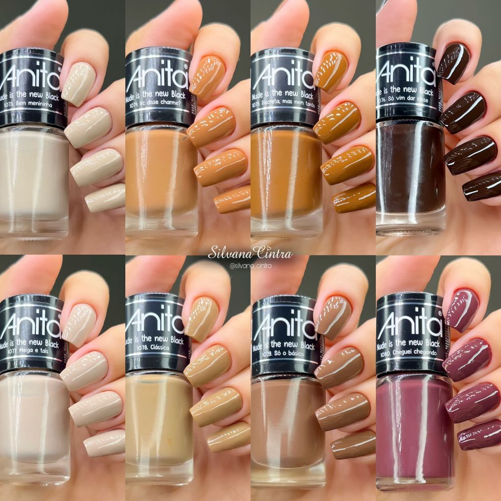 Esmalte Anita Coleção Nude Is The New Black Escolher a Cor Shopee
