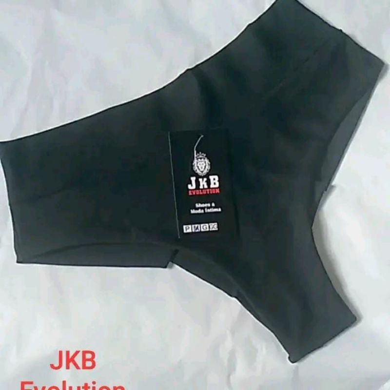 Calcinha de Biquíni Hot Paint Fio Duplo Cintura Alta Preto mais