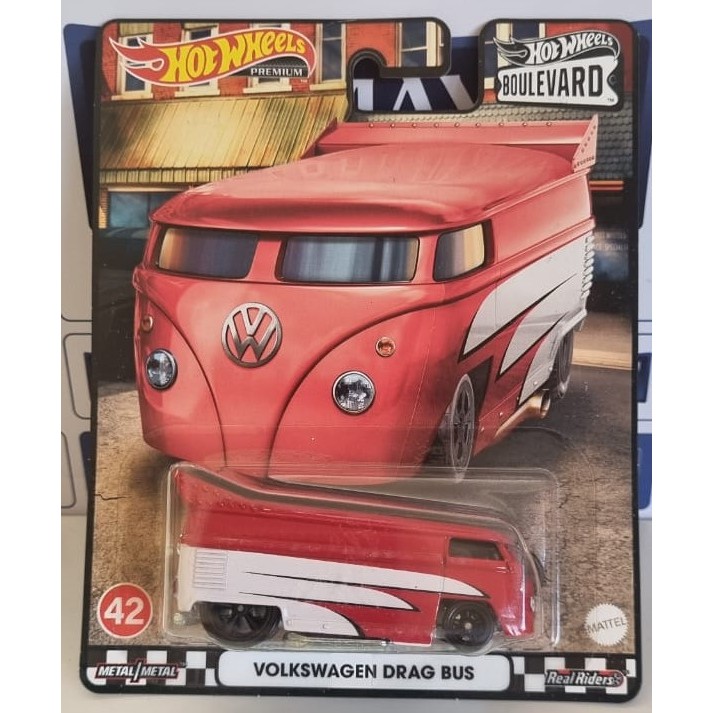 Hot Wheels Volkswagen Drag Bus Boulevard Vermelha Shopee Brasil