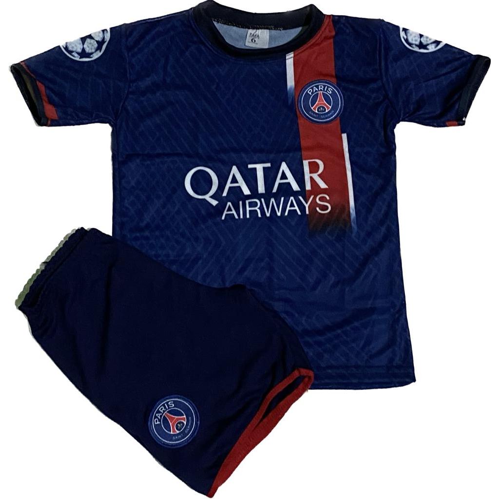 Kit Infantil Paris Saint German Psg Short E Camisa De Futebol