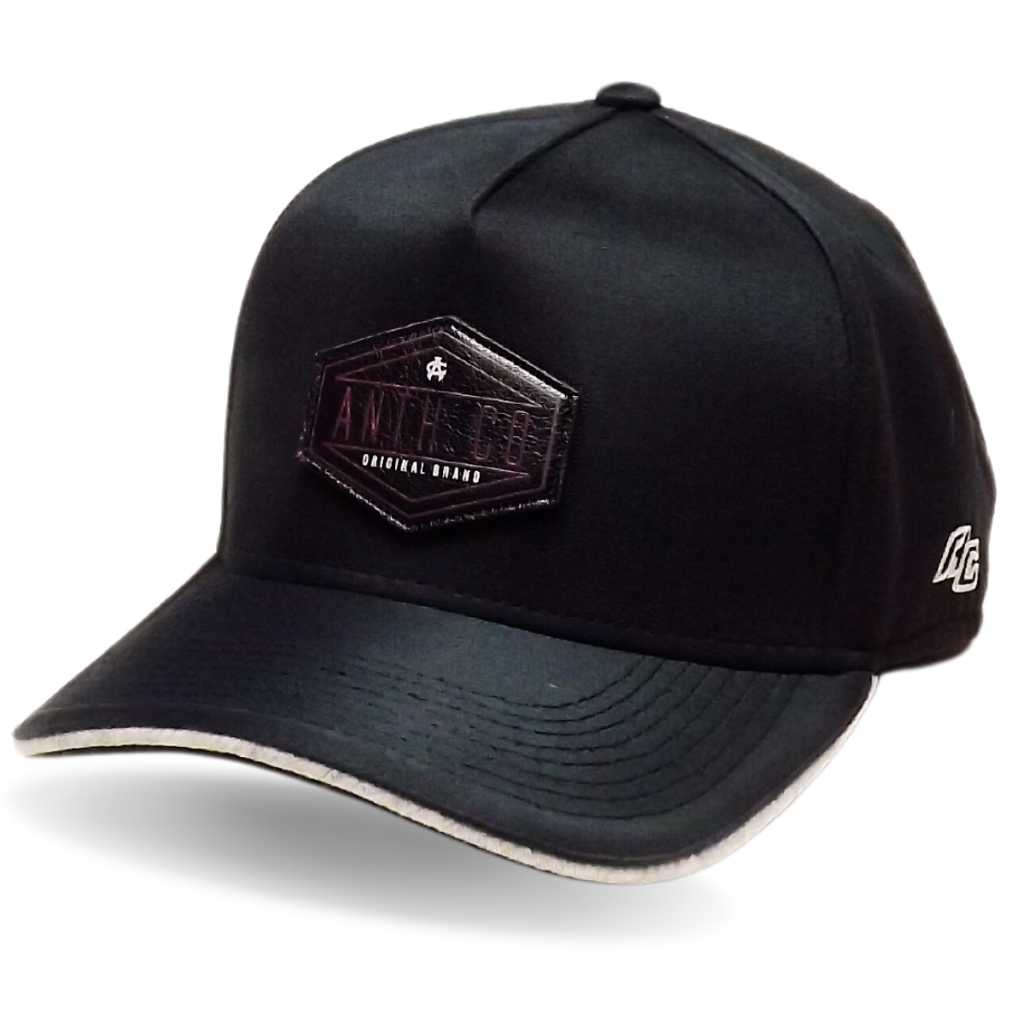 Boné Country Aba Curva Camurça Ajustável Strapback Fita Original Anth