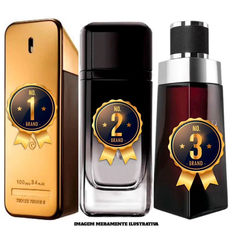 Kit Perfumes Masculinos Ml Melhor Qualidade Importados Envio