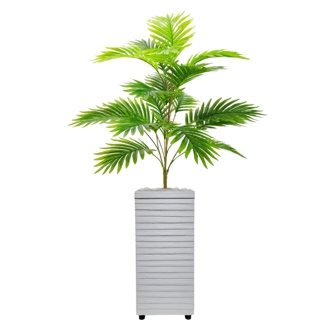 Planta Artificial Coqueiro Grande E Vaso Decorativo Shopee Brasil