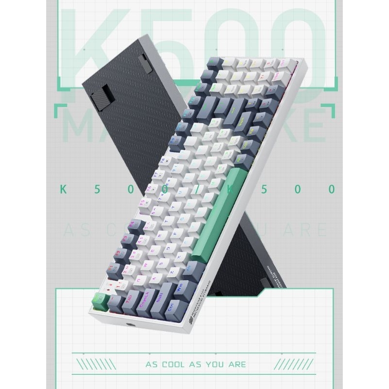 Teclado Mec Nico Gamer Machenike K B Fio Switch Red Rgb