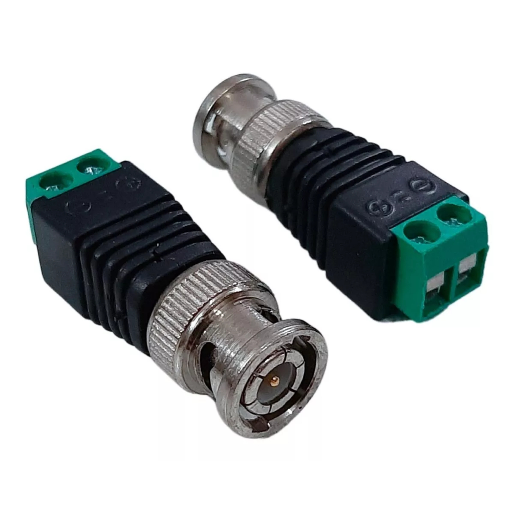 Kit Conector Bnc Macho Borne Parafuso P Camera De Cftv Shopee Brasil