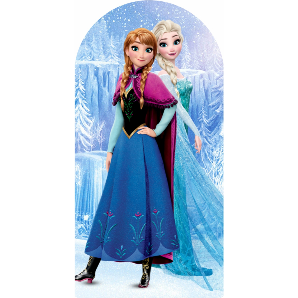 Painel De Festa Elsa E Ana Frozen Romano Na Medida De M De Alt E