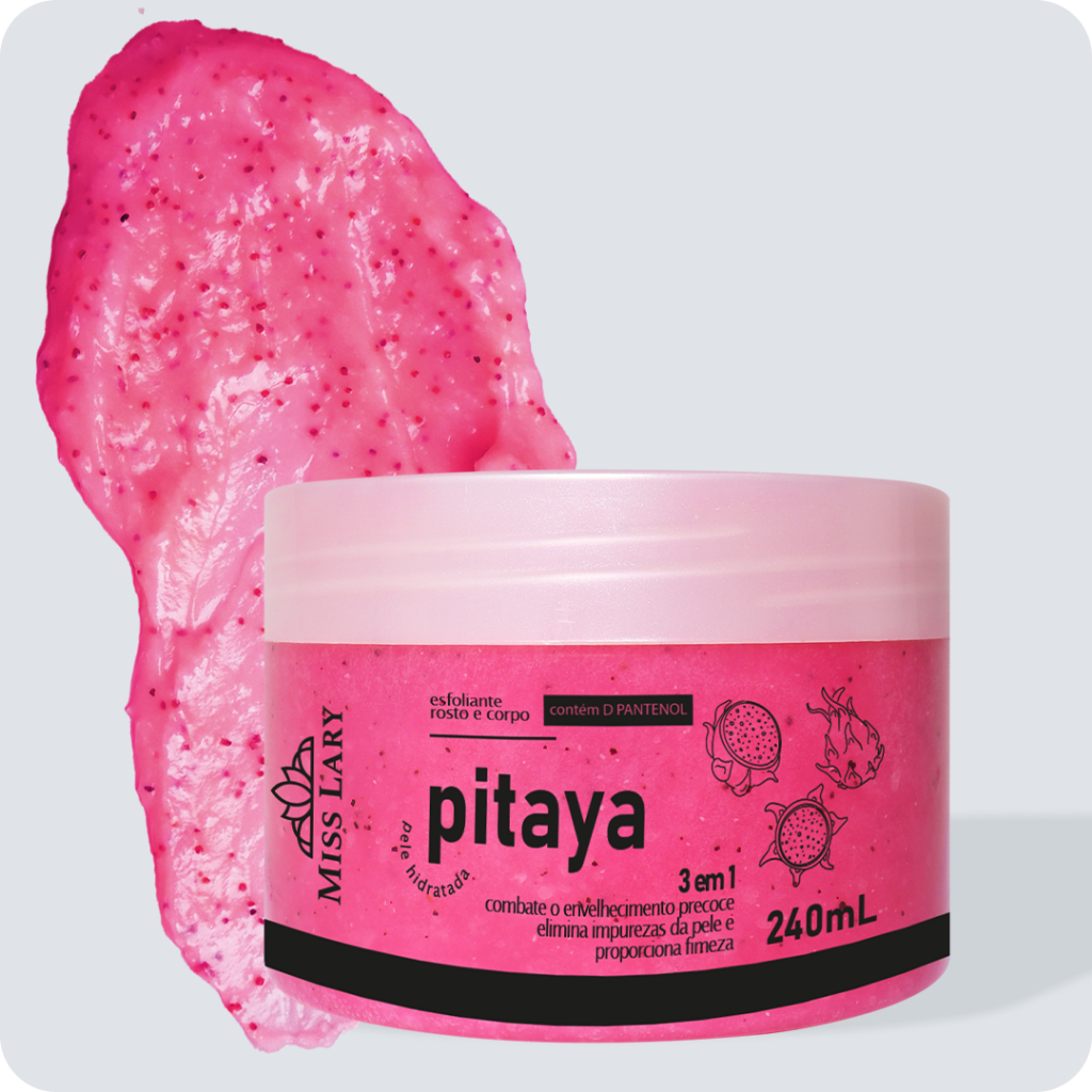 ESFOLIANTE CORPO E ROSTO PITAYA 240ml MISS LARY Shopee Brasil