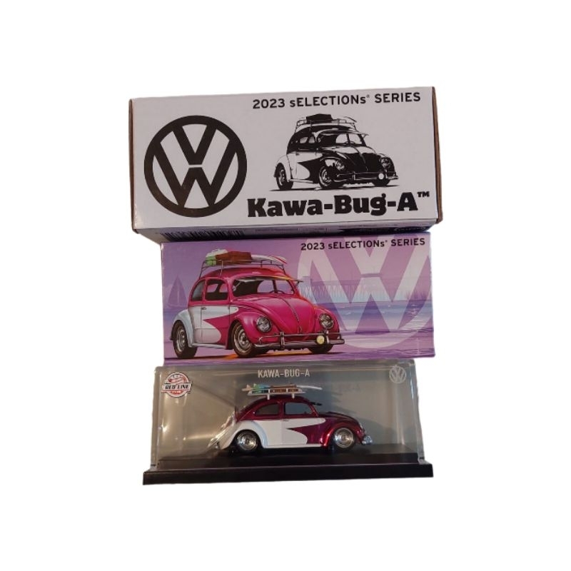 Hot Wheels Kawa Bug A RLC Fusca Selections Rosa VW Shopee Brasil