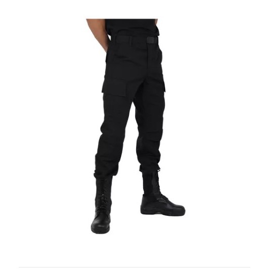 Calça Cargo Tática Militar Rip Stop Preta Atack Shopee Brasil