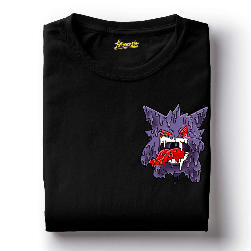 Camiseta Gengar Pokemon Desenho Aesthetic Drip Shopee Brasil