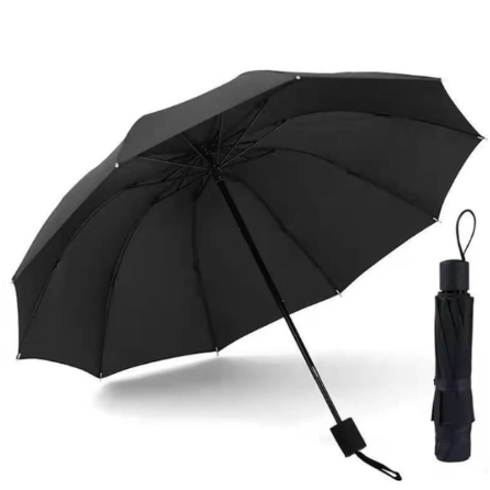 Sombrinha Guarda Chuva Grande Reforçado Liso Dobrável Masculina